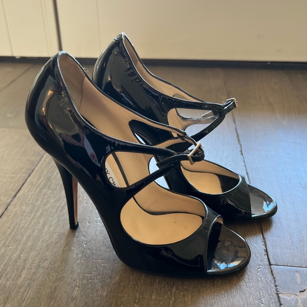Jimmy Choo patent heels size 40 🖤